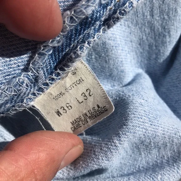 Levi’s Vintage USA uses jeans 34/35 inseam 30